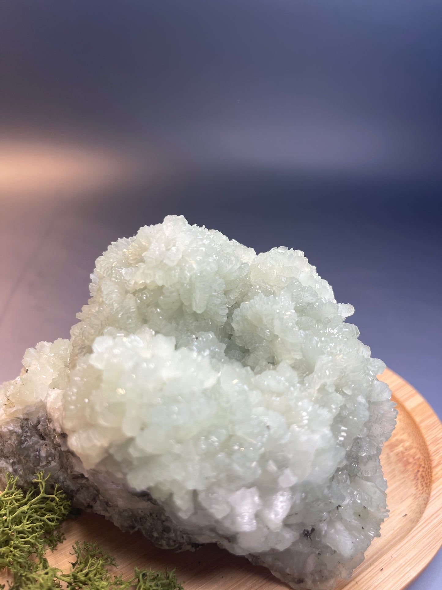 PREHNIT KRISTALL - ca. 600g, 120 x 80 x 80 mm