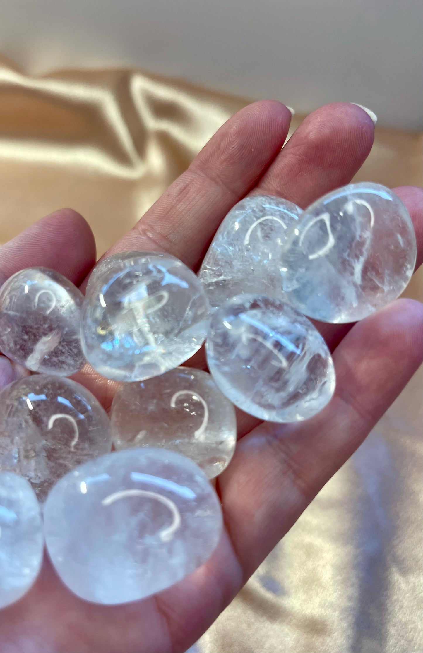 BERGKRISTALL TROMMELSTEIN| Klarheitsstein & Lichtbringer