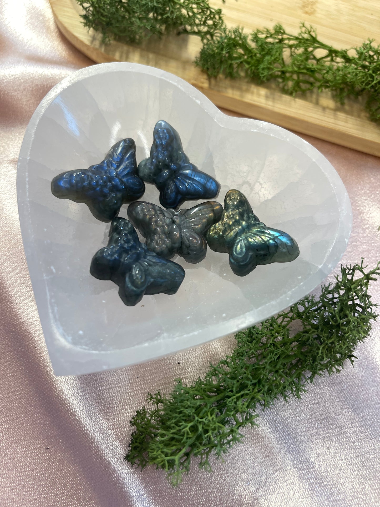 LABRADORIT SCHMETTERLING | Schutzstein & Intuitionsverstärker | ca. 3 cm