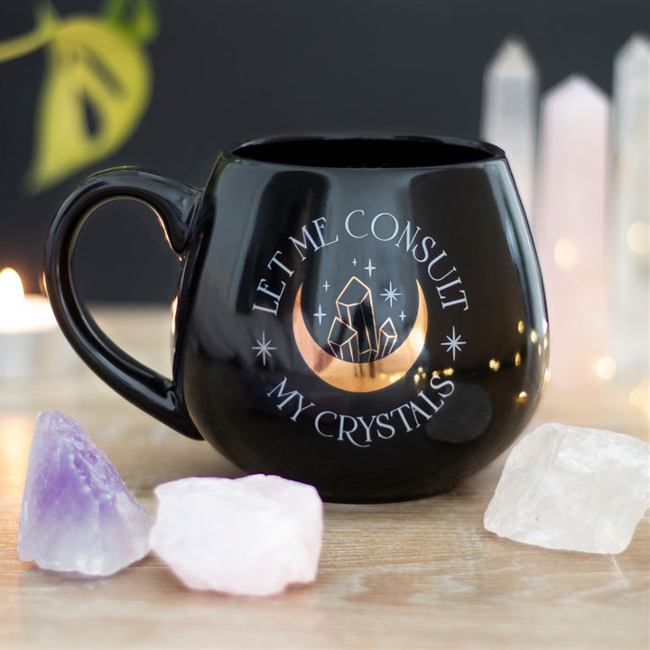 LET ME CONSULT MY CRYSTALS TASSE