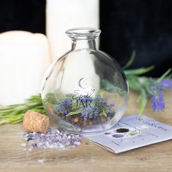 GLASS SPELL JAR