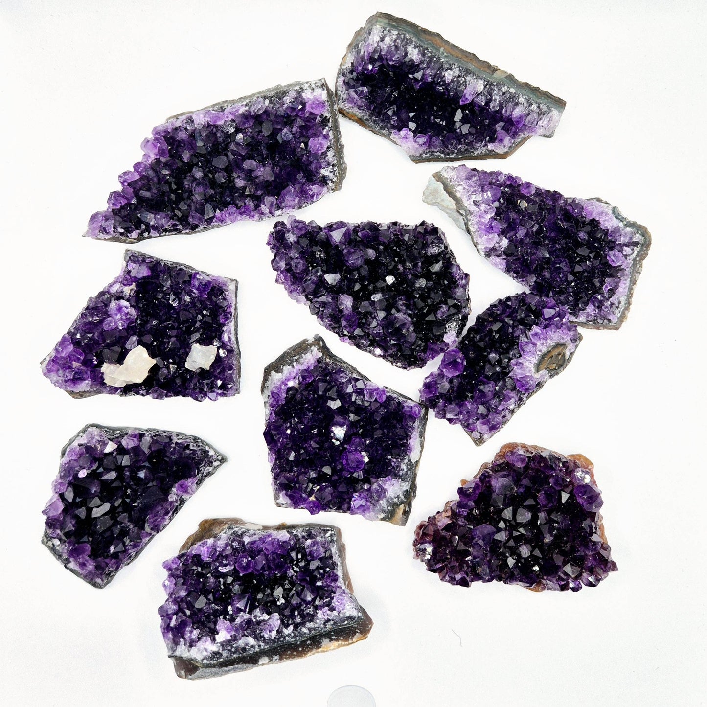 DUNKLE HIGH QUALITY URUGUAY AMETHYST - CLUSTER (55-80 g)