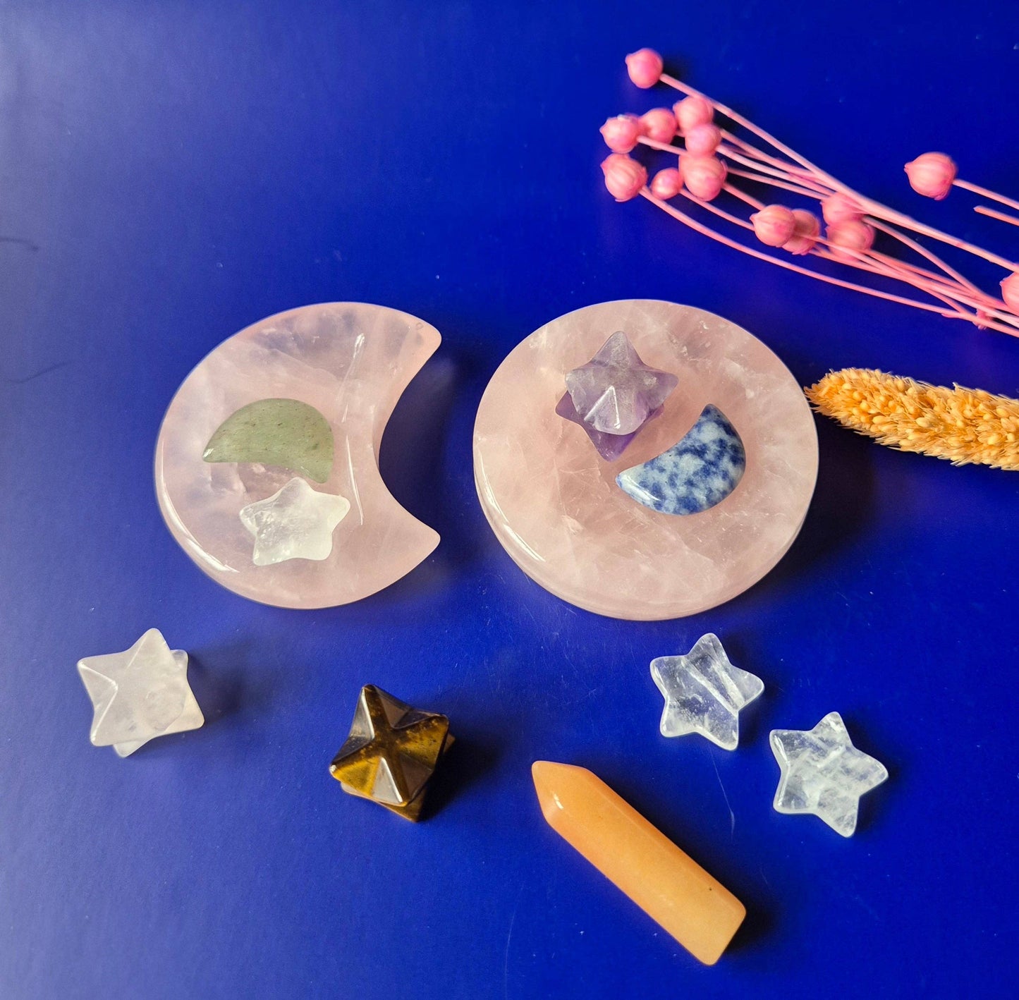 KLEINE SCHALE AUS ROSENQUARZ - 5,5 CM