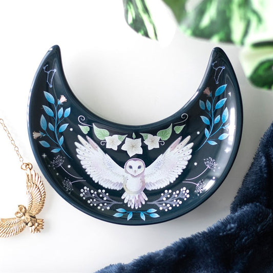 CRESCENT MOON OWL SCHMUCKSCHALE